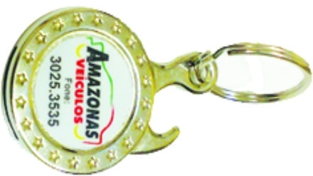 CÓD. 09 - CHAVEIRO MOD. NOVO 3 X 1 REDONDO