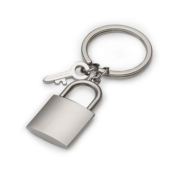 11943 - CHAVEIRO CADEADO DE METAL 