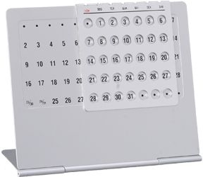 CALENDÁRIO DE MESA EM METAL - DI0146